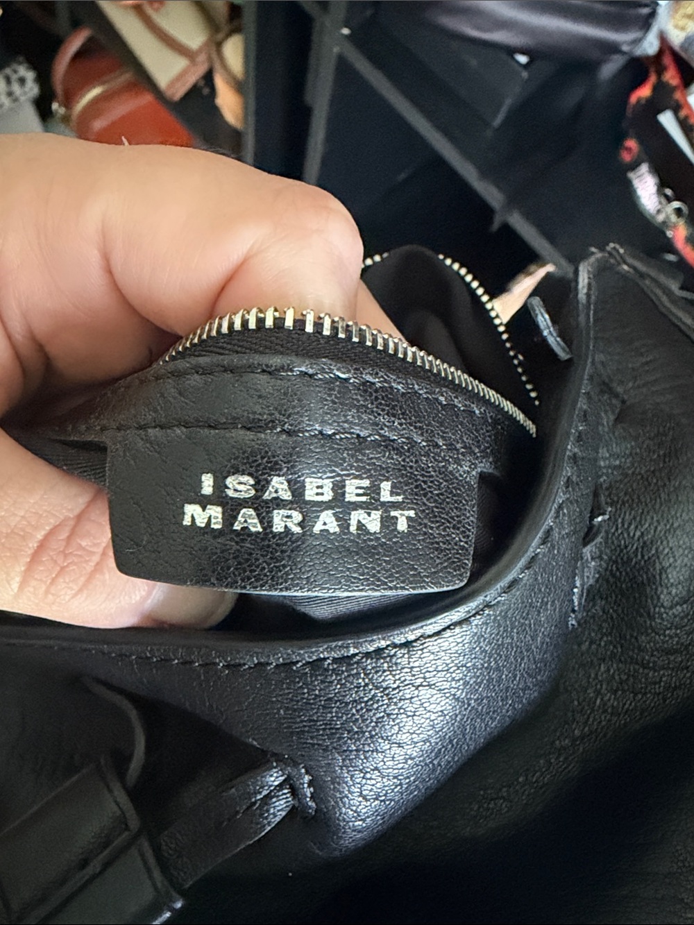 Isabel Marant bolton bubble leather shoulder bag - Picture 15 of 16